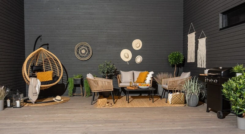 Veke Punos Sohvaryhmä Luonnonväri/musta 3 Veke Punos Sohvaryhmä Luonnonväri/musta - Image 3