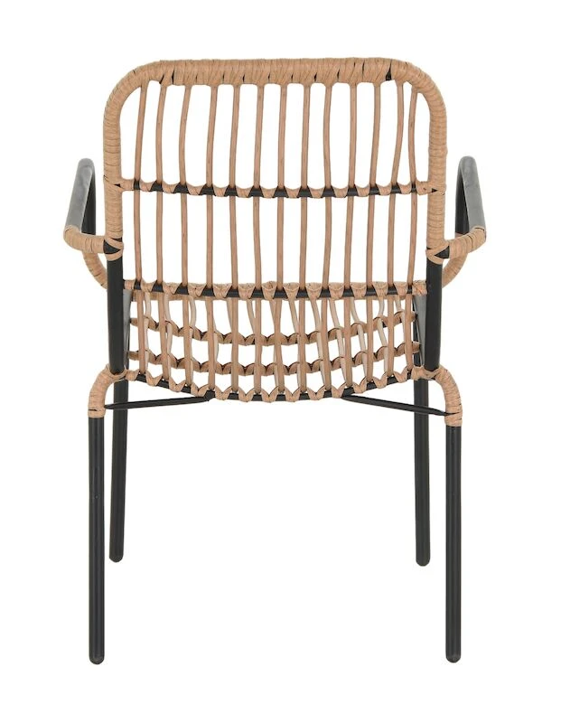 Veke Oldie Tuoli Luonnonväri Polyrottinki, Mustat Jalat 2 Veke Oldie Tuoli Luonnonväri Polyrottinki, Mustat Jalat - Image 2