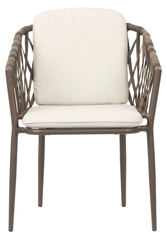 ENVY, Outfit Envy Harvey Puutarhatuoli Pehmusteella, Ruskea 4 ENVY, Outfit Envy Harvey Puutarhatuoli Pehmusteella, Ruskea - Image 4