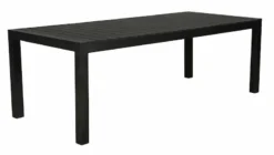 Outfit Johan Aintwood Ruokapöytä 205-275x100cm Musta/harmaa