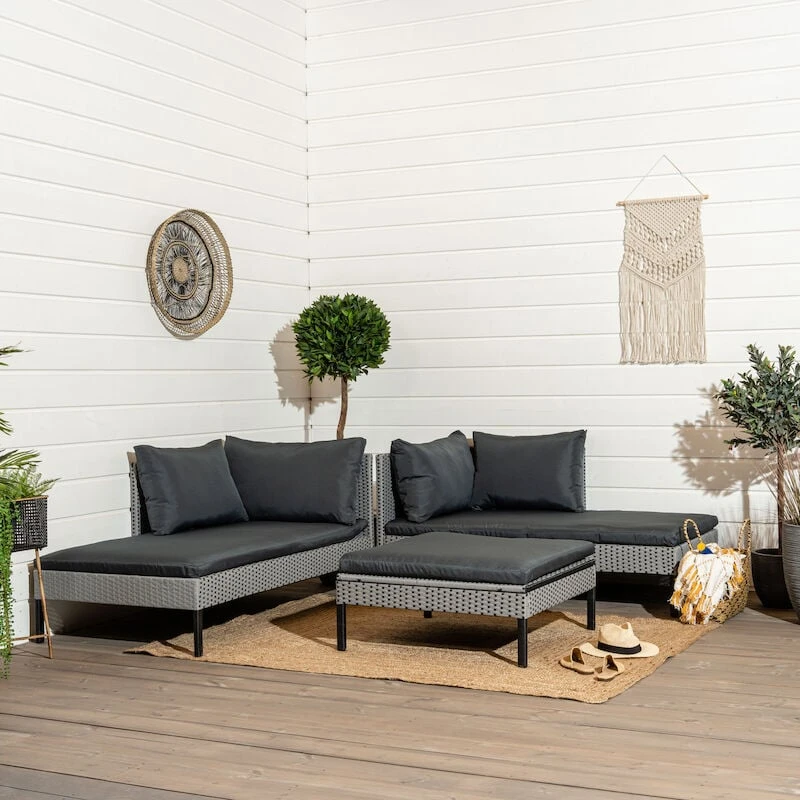 Veke Paju Sohvaryhmä Harmaa 4 Veke Paju Sohvaryhmä Harmaa - Image 4