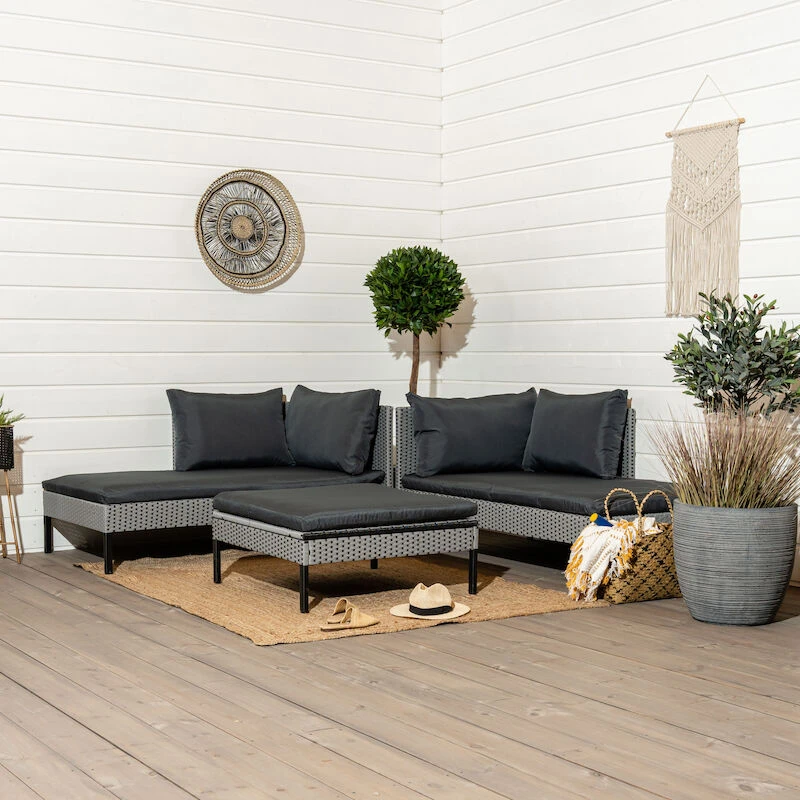 Veke Paju Sohvaryhmä Harmaa 1 Veke Paju Sohvaryhmä Harmaa