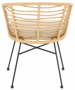 Envy Kaja Tuoli Pehmusteella Luonnonväri, Mustat Jalat -Veke kauppa Preview 68