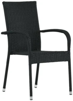 Veke Puro Puutarhatuoli Musta Polyrottinki/teräs -Veke kauppa Puro20puutarhatuoli 5