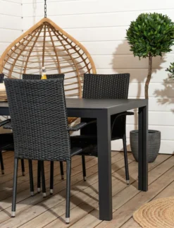 Veke Puro Puutarhatuoli Musta Polyrottinki/teräs -Veke kauppa Puro puutarhatuoli miljooossa web 2