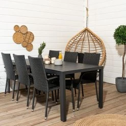 House Nordic Hong Lasikuitu Ruukkusetti 4 Kpl Antiikin Harmaa -Veke kauppa Puro saarni 6 hengen ruokailuryhma web 4