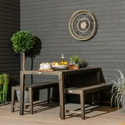 4living Country Kukkalaatikot Suorakaide 2 Kpl Musta/puu -Veke kauppa Reimann laituri 6 hengen ruokailuryhma miljoossa pete 4 1