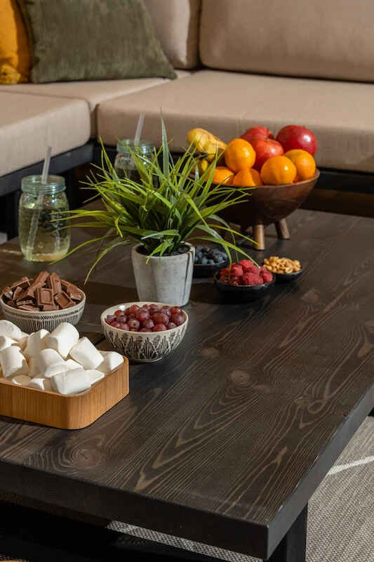 Veke Saima Sohvapöytä 112,5x75 Cm Musta 4 Veke Saima Sohvapöytä 112,5x75 Cm Musta - Image 4