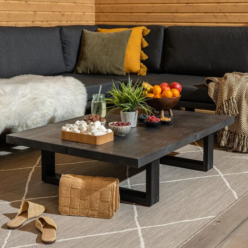 Veke Saima Sohvapöytä 112,5x75 Cm Musta 2 Veke Saima Sohvapöytä 112,5x75 Cm Musta - Image 2