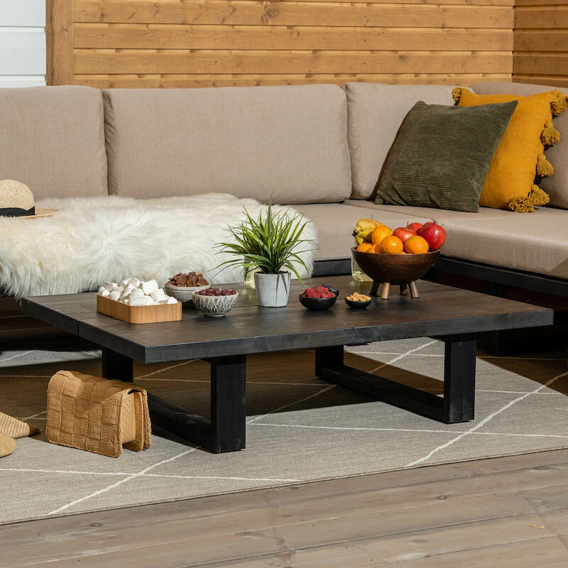 Veke Saima Sohvapöytä 112,5x75 Cm Musta 5 Veke Saima Sohvapöytä 112,5x75 Cm Musta - Image 5