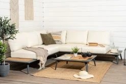 Veke Savu Kulmasohva Ja Sohvapöytä Musta/hiekka -Veke kauppa SAvu kulmasohva miljoossa musta web pete 20