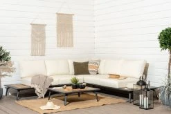 Veke Savu Kulmasohva Ja Sohvapöytä Musta/hiekka -Veke kauppa SAvu kulmasohva miljoossa musta web pete 7