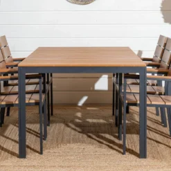 Veke Saari Ruokapöytä 200x100cm Ruskea/musta 8 Veke Saari Ruokapöytä 200x100cm Ruskea/musta -Veke kauppa Saari ruokapoyta 200x100cm miljoossa web 8