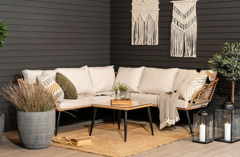 Veke Scandic Sohvapöytä Lasilla Luonnonväri 2 Veke Scandic Sohvapöytä Lasilla Luonnonväri - Image 2