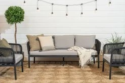 Veke Tuohi 3-istuttava Sohva Musta/harmaa 7 Veke Tuohi 3-istuttava Sohva Musta/harmaa -Veke kauppa Tuohi 3 istuttava sohva 16