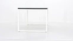 Veke kauppa 22 Veke Honka Lankkupöytä Metallijaloilla 220x90 Musta/valkoinen