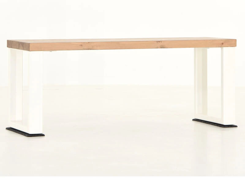 Veke Honka Penkki 115x35 Cm Metallijalalla Antiikkipetsattu/valkoinen 5 Veke Honka Penkki 115x35 Cm Metallijalalla Antiikkipetsattu/valkoinen - Image 5