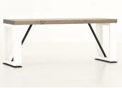 Veke Honka Penkki 115x35 Cm Puujalalla Harmaa/valkoinen -Veke kauppa Veke Honka penkki 115x35 cm puujalalla harmaa valkoinen 1 0