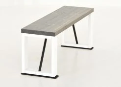 Veke Honka Penkki 115x35 Cm Puujalalla Harmaa/valkoinen -Veke kauppa Veke Honka penkki 115x35 cm puujalalla harmaa valkoinen 3 1