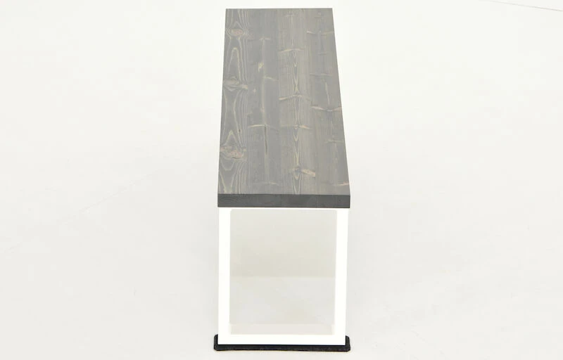 Veke Honka Penkki 155x35 Cm Metallijalalla Harmaa/valkoinen 3 Veke Honka Penkki 155x35 Cm Metallijalalla Harmaa/valkoinen - Image 3