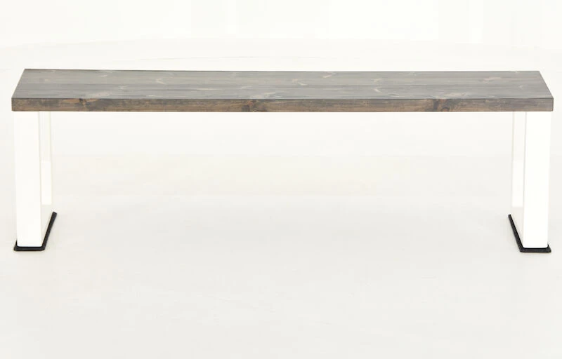 Veke Honka Penkki 155x35 Cm Metallijalalla Harmaa/valkoinen 6 Veke Honka Penkki 155x35 Cm Metallijalalla Harmaa/valkoinen - Image 6