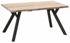 Veke Lana Lankkupöytä 150x88 Cm Antiikkipetsattu/musta -Veke kauppa Veke Lana lankkupoyta 150x88 cm antiikkipetsattu musta 1 1