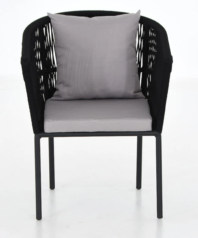 Veke Tuohi Puutarhatuoli Musta/harmaa 2 Veke Tuohi Puutarhatuoli Musta/harmaa - Image 2