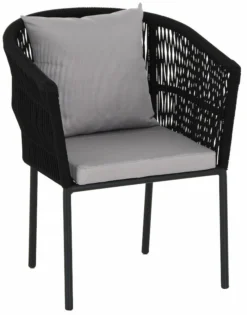 Veke Tuohi Puutarhatuoli Musta/harmaa 11 Veke Tuohi Puutarhatuoli Musta/harmaa -Veke kauppa Veke Tuohi puutarhatuoli musta harmaa 1 1