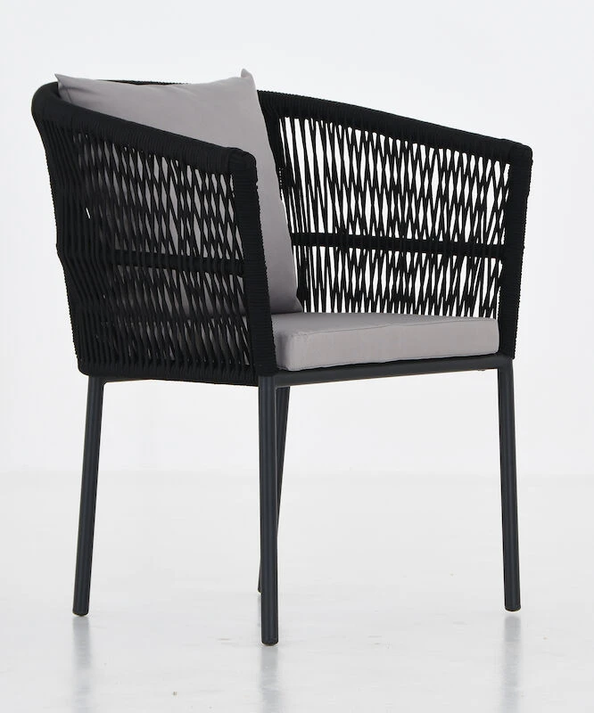 Veke Tuohi Puutarhatuoli Musta/harmaa 4 Veke Tuohi Puutarhatuoli Musta/harmaa - Image 4