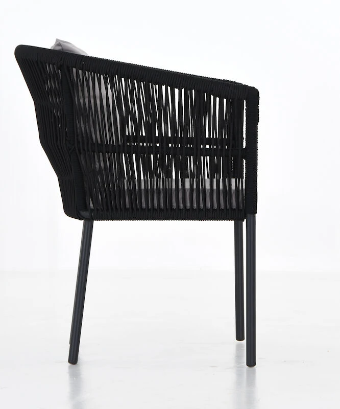 Veke Tuohi Puutarhatuoli Musta/harmaa 5 Veke Tuohi Puutarhatuoli Musta/harmaa - Image 5