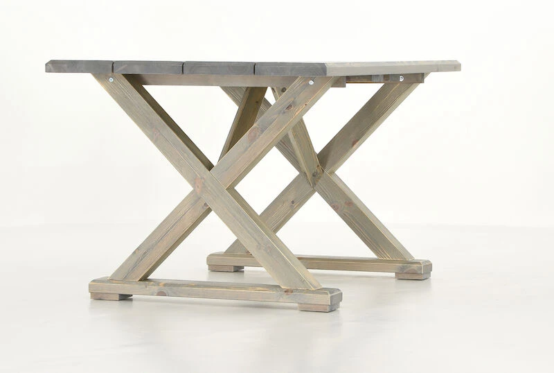 Veke Vanamo Lankkupöytä 140x92 Cm Harmaa 5 Veke Vanamo Lankkupöytä 140x92 Cm Harmaa - Image 5