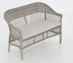 Vila Hven Penkkisohva Hiekan Värinen Polyrottinki/alumiini -Veke kauppa Vila Hven penkkisohva hiekan varinen polyrottinki alumiini 2 2