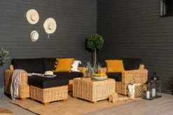 Veke Vorona Kuburottinki Nojatuoli Luonnonväri/ Musta Pehmuste