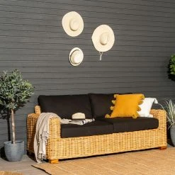 Veke Vorona 3-istuttava Rottinkisohva Luonnonväri/musta Pehmuste 11 Veke Vorona 3-istuttava Rottinkisohva Luonnonväri/musta Pehmuste -Veke kauppa Vorona rottinkinojatuoli miljoossa web pete 8 1