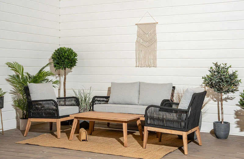 Veke Vuono Sohvaryhmä Tummanharmaa, Hiekka Pehmusteet 3 Veke Vuono Sohvaryhmä Tummanharmaa, Hiekka Pehmusteet - Image 3