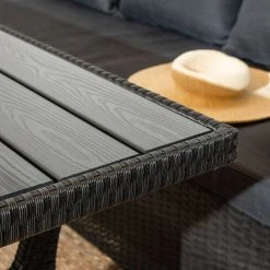 Veke Aapa Kulmasohva Pöydällä Musta/harmaa (sisältää Kaikki Tyynyt) -Veke kauppa aapa kulmasohva miljoossa web 15