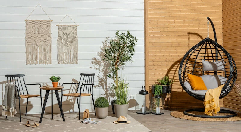 Envy Eva Puutarhatuoli Musta/luonnonväri 2 Envy Eva Puutarhatuoli Musta/luonnonväri - Image 2