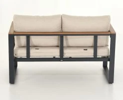 Veke Aava 2-istuttava Sohva Antrasiitti, Hiekka Pehmusteet -Veke kauppa aava 2ist sohva mustahiekka