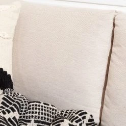 Veke Aava 3-istuttava Sohva Antrasiitti, Hiekka Pehmusteet -Veke kauppa aava sohva 3 istuttava kahdella tyynylla