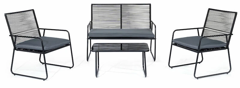 Veke Arvi Sohvaryhmä Musta/harmaa 5 Veke Arvi Sohvaryhmä Musta/harmaa - Image 5