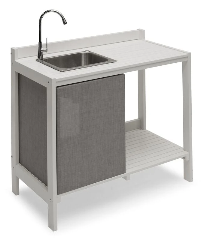 Hillerstorp Bara Vara Kesäkeittiö Altaalla Ja Hanalla, Valkoinen 2 Hillerstorp Bara Vara Kesäkeittiö Altaalla Ja Hanalla, Valkoinen - Image 2