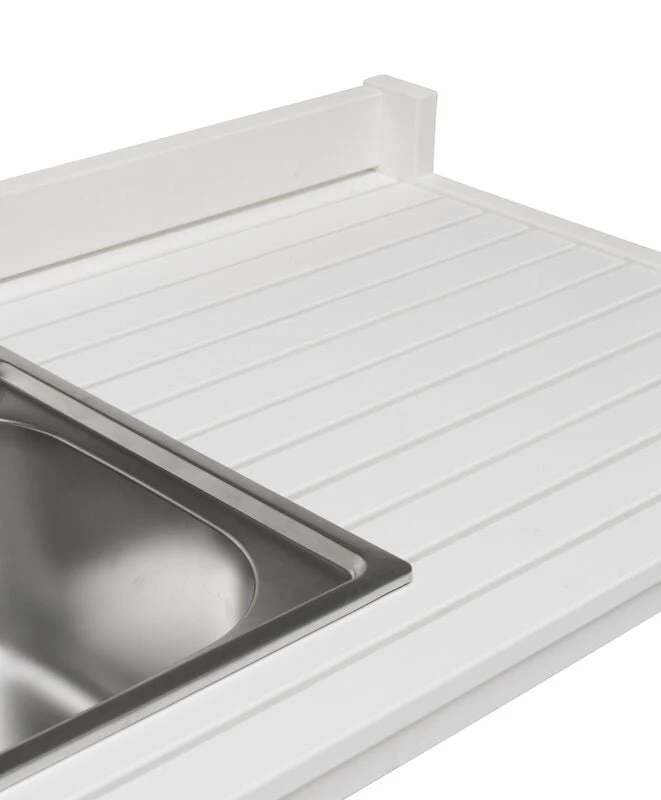 Hillerstorp Bara Vara Kesäkeittiö Altaalla Ja Hanalla, Valkoinen 1 Hillerstorp Bara Vara Kesäkeittiö Altaalla Ja Hanalla, Valkoinen