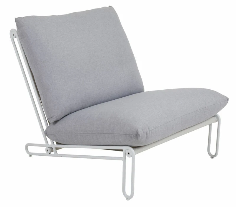 Brafab Blixt Lepotuoli Valkoinen/vaaleanharmaa 2 Brafab Blixt Lepotuoli Valkoinen/vaaleanharmaa - Image 2