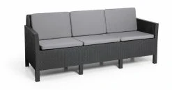 Veke kauppa 6 Keter Chicago Sohvaryhmä Grafiitti