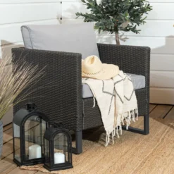 Veke Dublin Nojatuoli Tummanharmaa, Harmaat Pehmusteet -Veke kauppa dublin nojatuoli20320of206