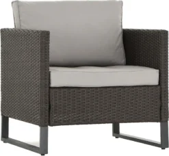 Veke Dublin Nojatuoli Tummanharmaa, Harmaat Pehmusteet -Veke kauppa dublin nojatuoli tummanharmaa4