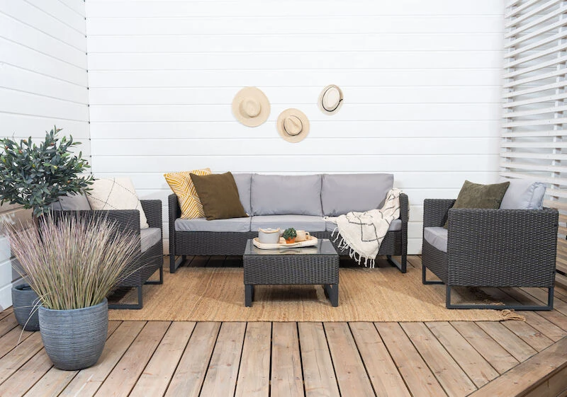 Veke Dublin Sohvapöytä Tummanharmaa 5 Veke Dublin Sohvapöytä Tummanharmaa - Image 5