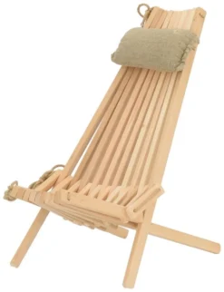 EcoFurn Ekotuoli Tervaleppä Puuvalmis, Vaatii Käsittelyn