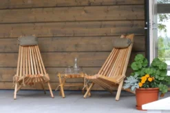 EcoFurn Ekotuoli Tervaleppä Puuvalmis, Vaatii Käsittelyn -Veke kauppa ecofurn ekotuoli tervaleppa saunan terassilla