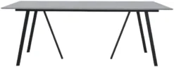Veke kauppa -Veke kauppa envy durafit ruokapoyta 100x200 cm musta harmaa 4
